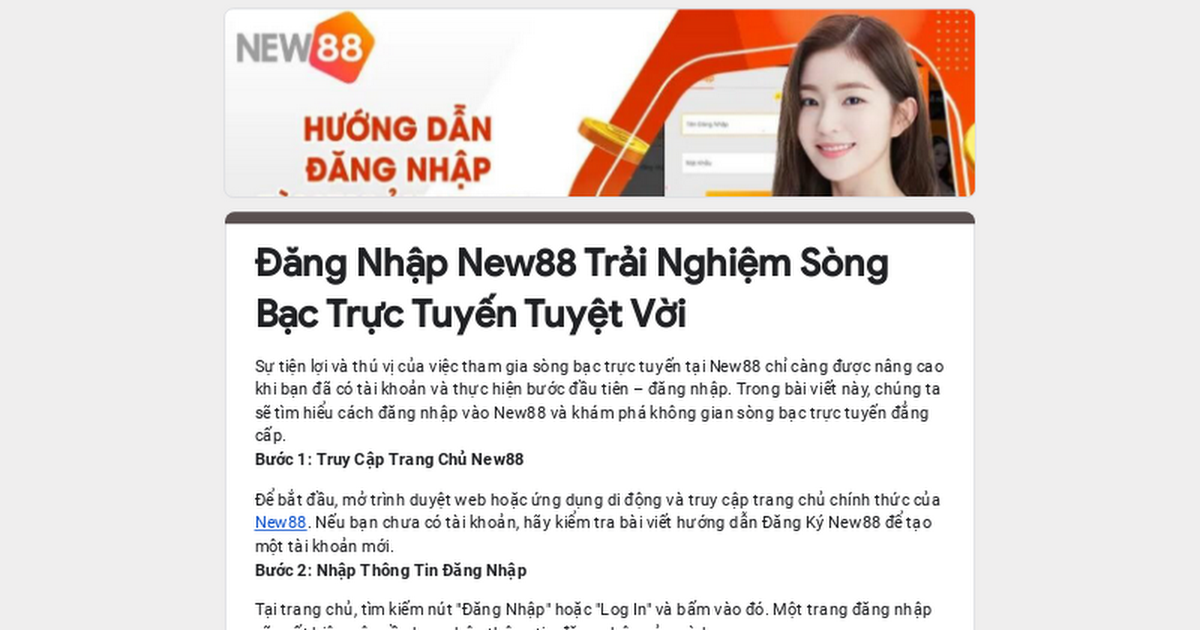 Các loại hình cá cược tại new88 com